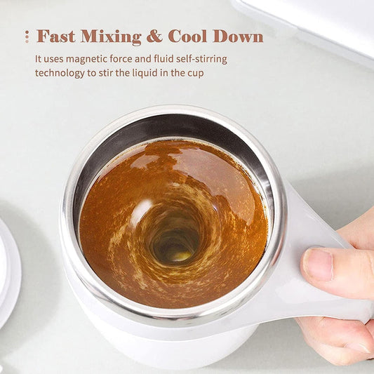 Self-Stirring Electric Mug Automatic Coffee & Drink Mixing Cup