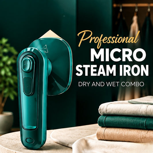 Steam Fresh Portable Steam Iron – Quick Wrinkle Remover & Mini Travel Iron